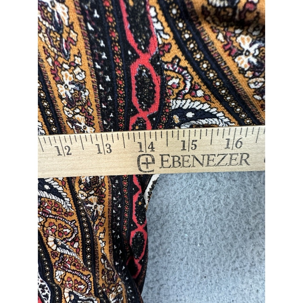 Free People Multicolor Striped Paisley Mock Neck Tunic - Picture 9 of 11